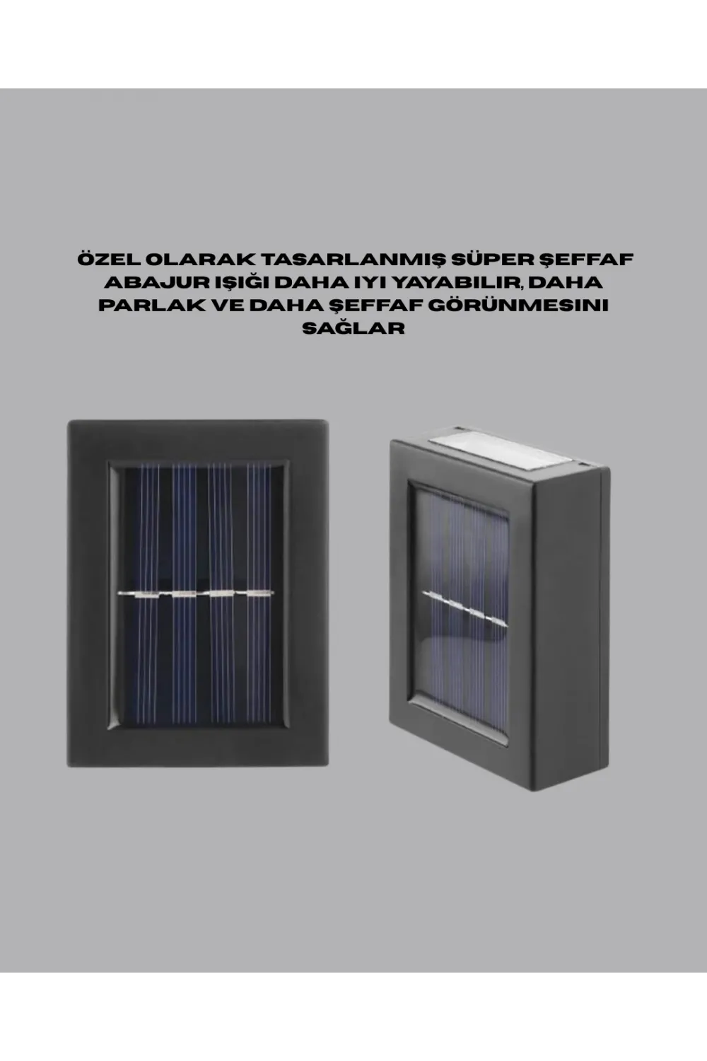 Suya Dayanıklı Güneş Enerjili Bahçe Lambası