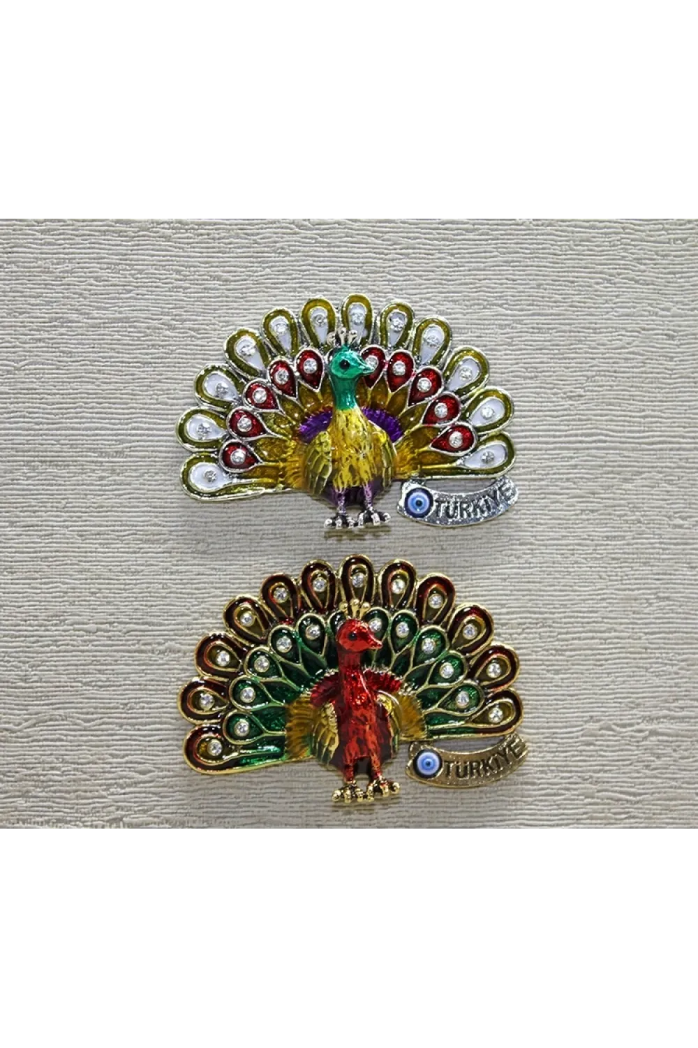 Swaroski Tavuskuşu Magnet IEG3852