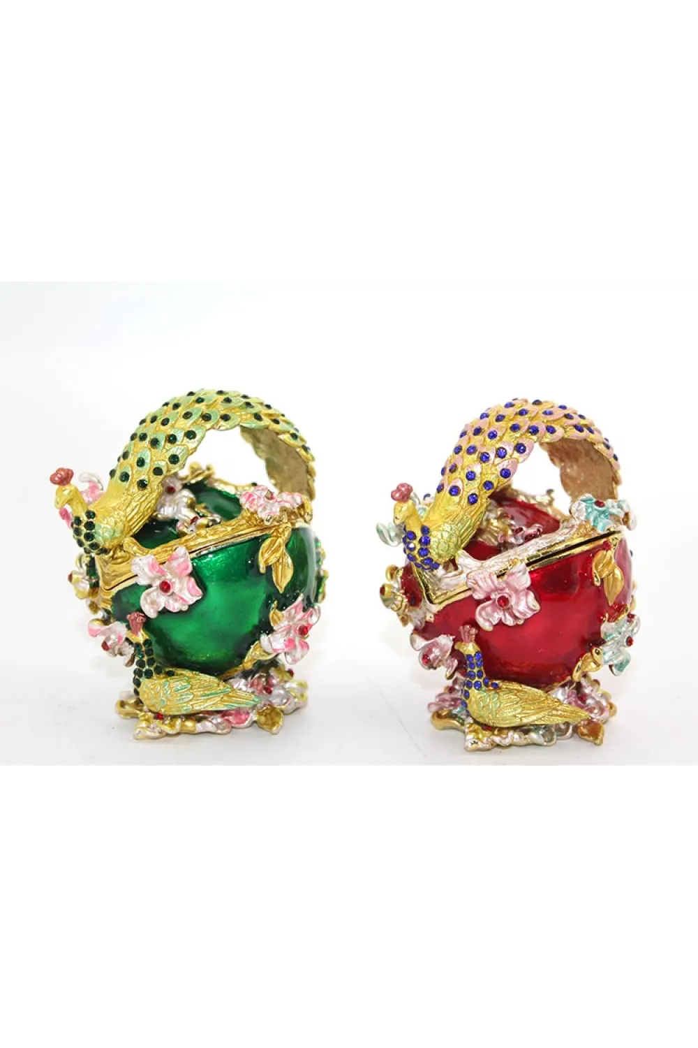 Swarovski Taşlı Tavuskuşu Kutu