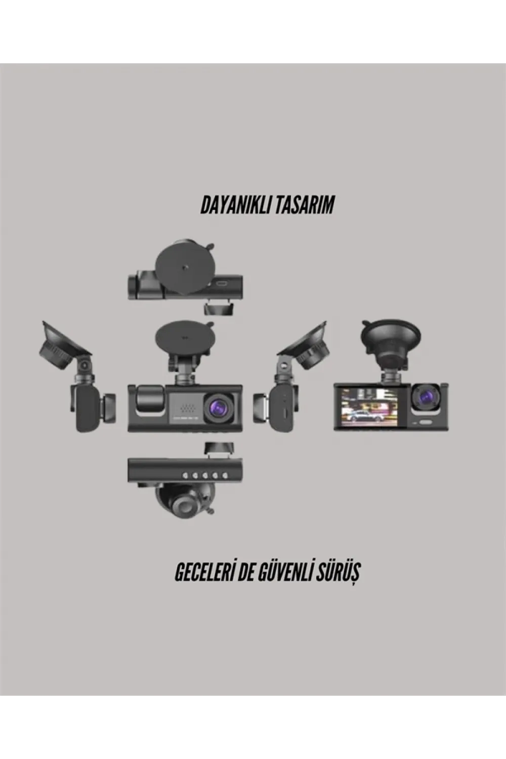 Ta-01 Lcd Ekranlı Gece Görüşlü Araç Kamerası