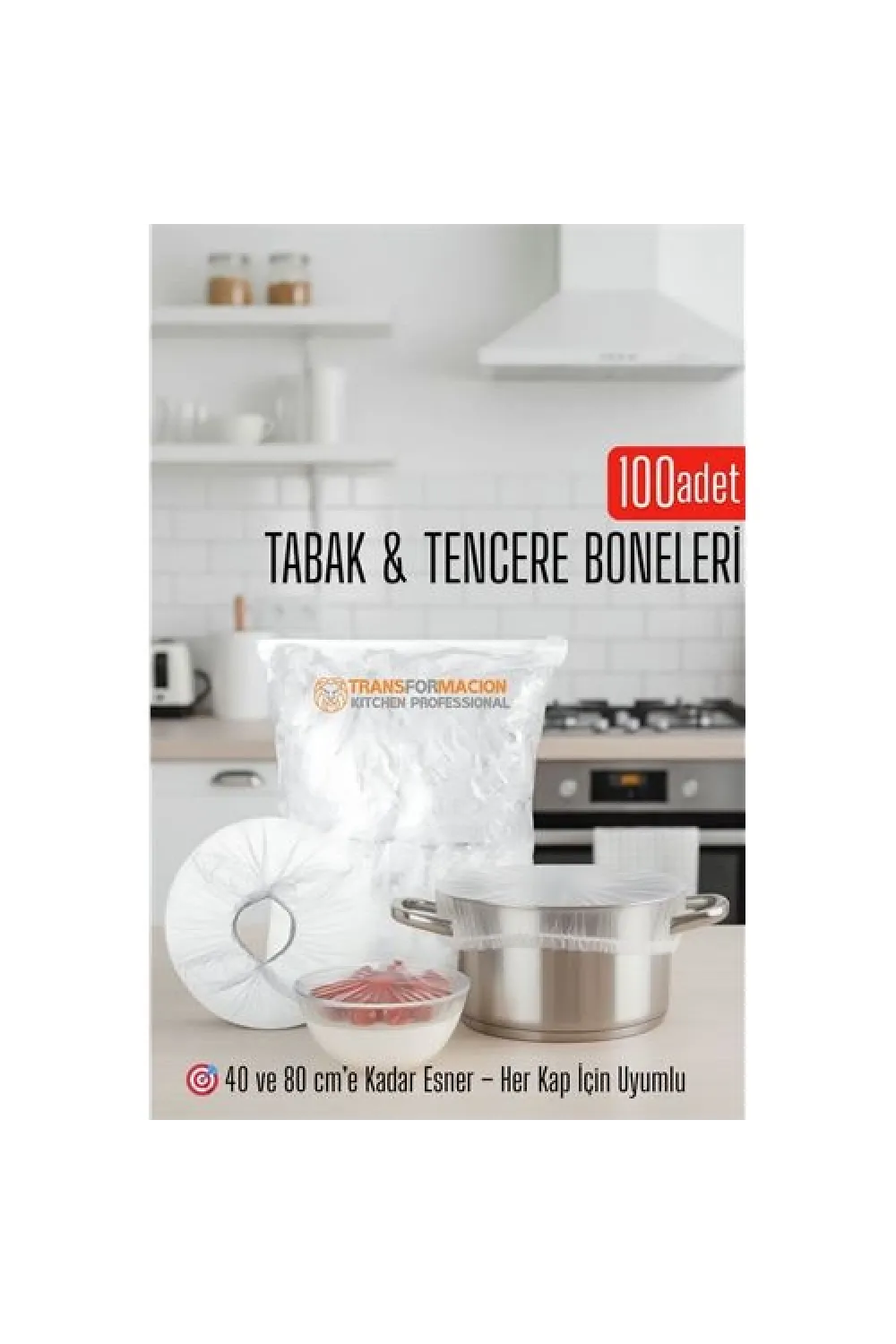 Tabak ve Tencere Bone Seti 2 Boyutlu 100 ADET 718847