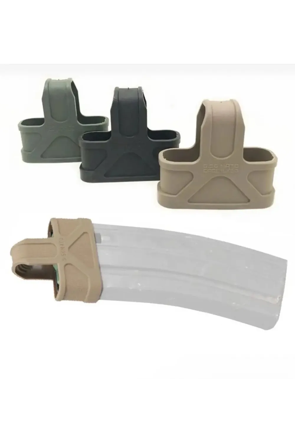 Taktik M4/m16 Hızlı Şarjör Çekme Kauçuk Kılıf 5.56 Mag