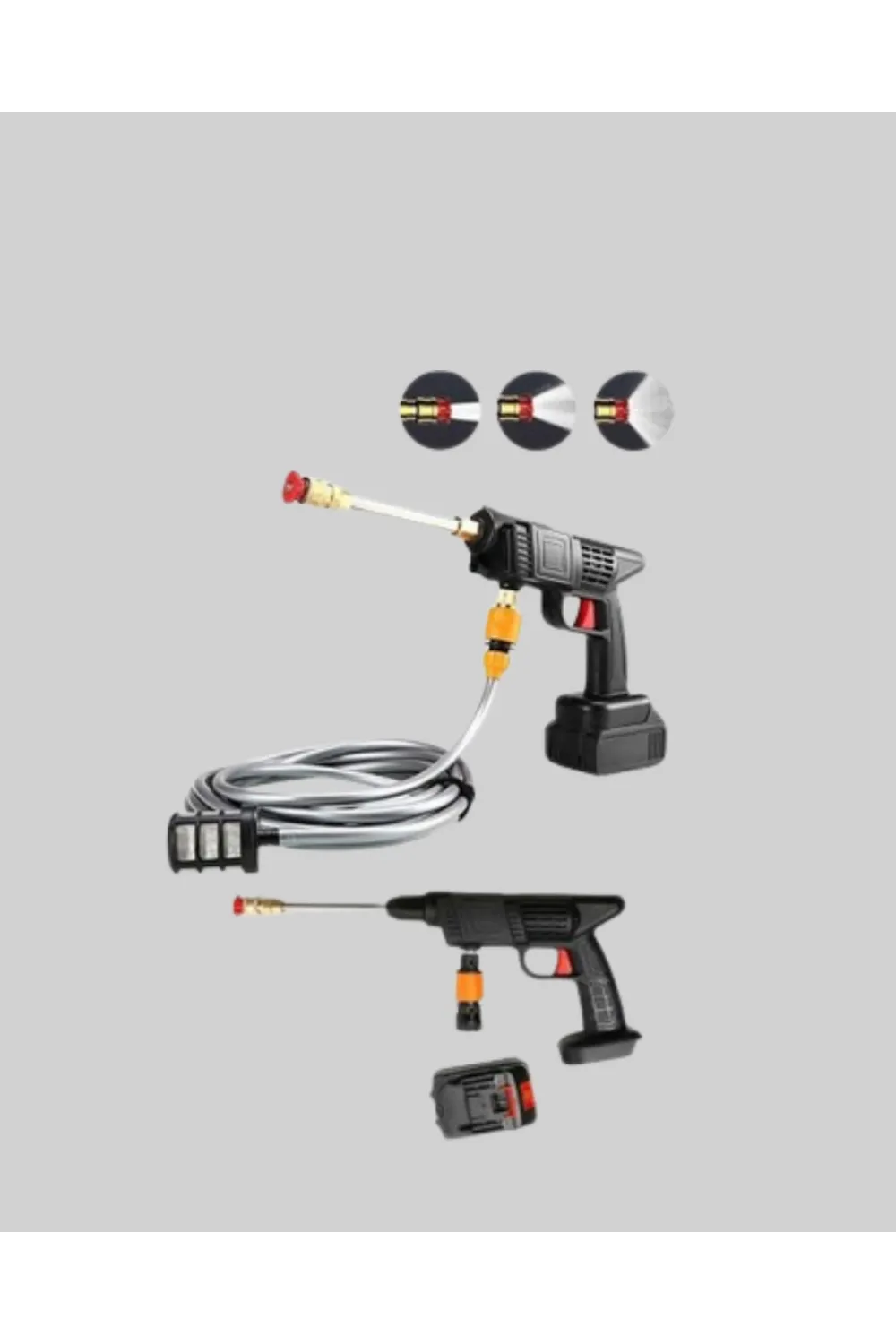 Taşınabilir Akülü Araba Yıkama Makinesi 1.7 Mpa Basınçlı Ve Ergonomik Tasarımlı