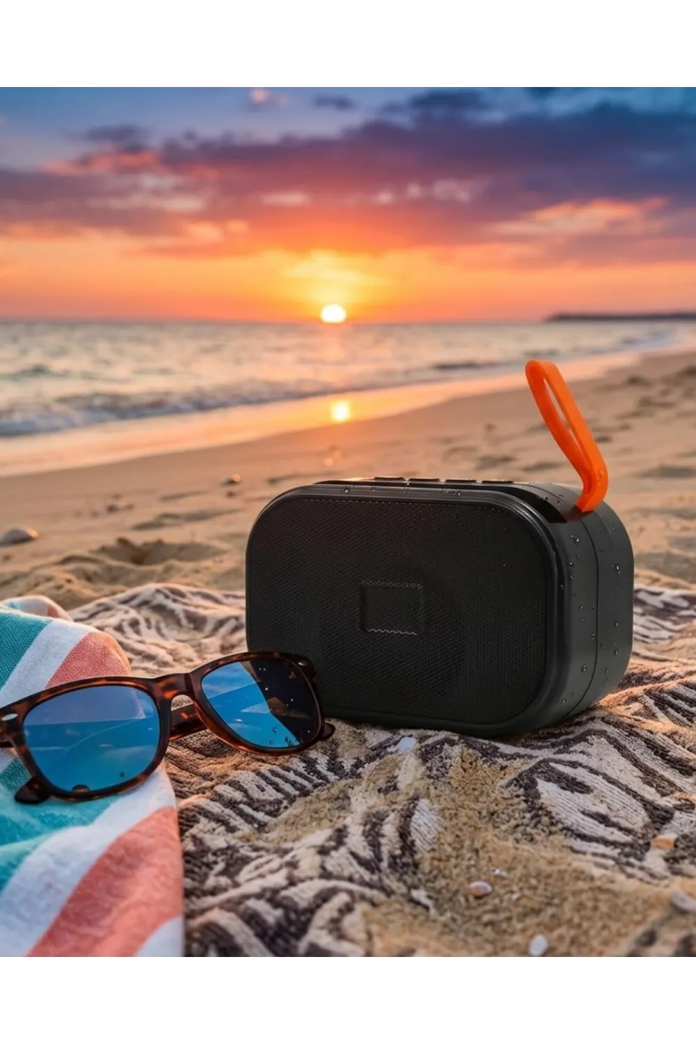 Taşınabilir Bluetooth Hoparlör Güçlü Baslı Kablosuz Müzik Kutusu
