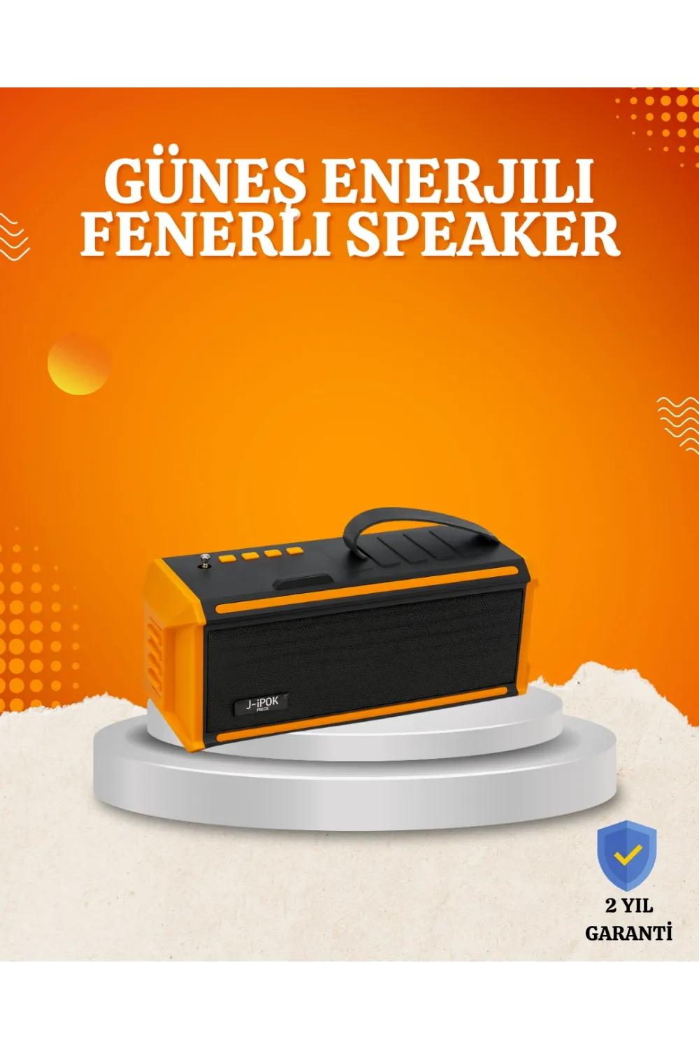 Taşınabilir J-ıpox P520 1200 Mah Bluetooth Hoparlör Mikrofonlu