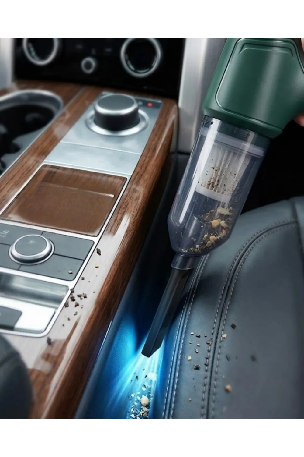 Taşınabilir Kablosuz Süpürge Kompakt Tasarım Güçlü Motor