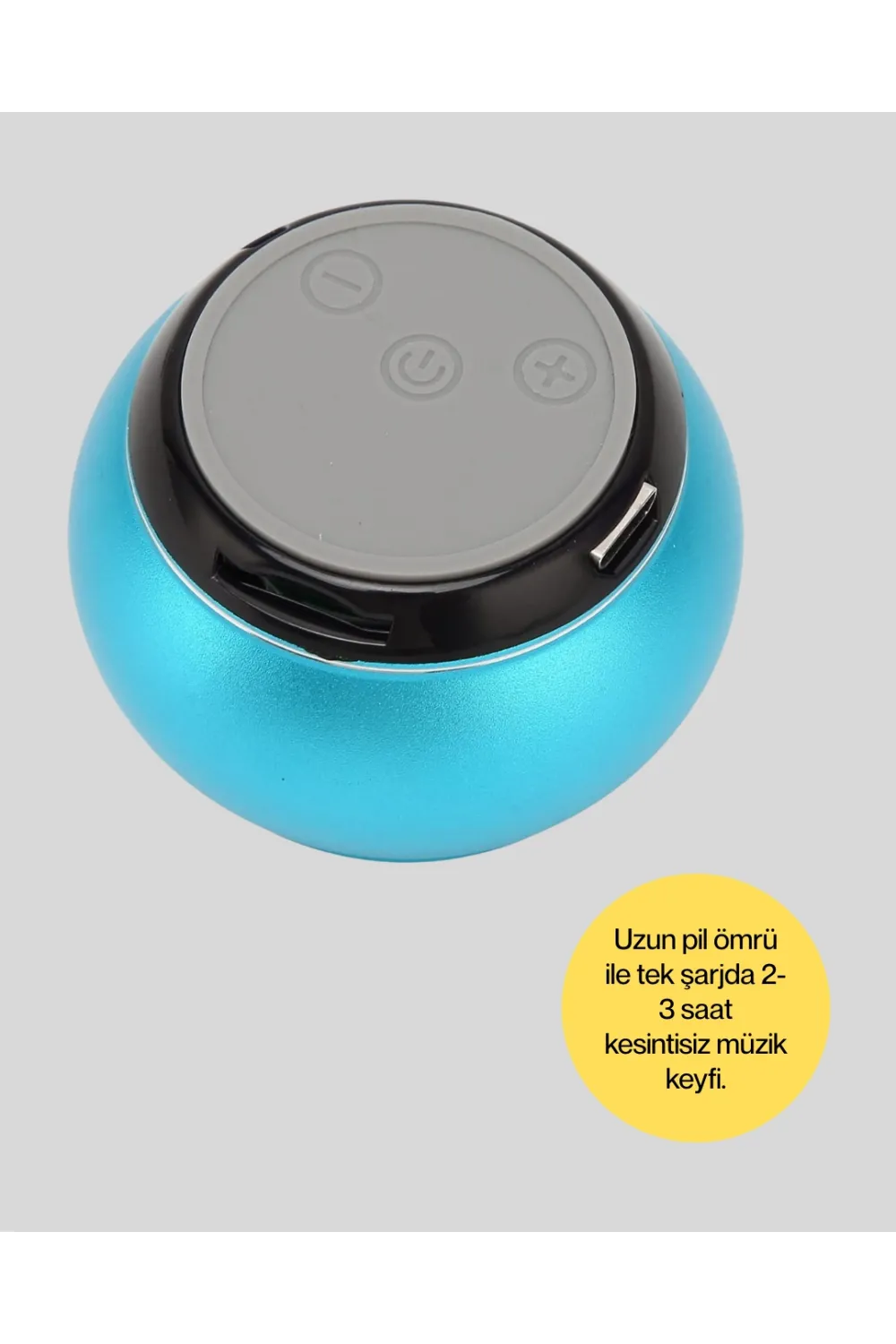 Taşınabilir Mini Bluetooth Hoparlör 9m Menzil Dahili Mikrofon
