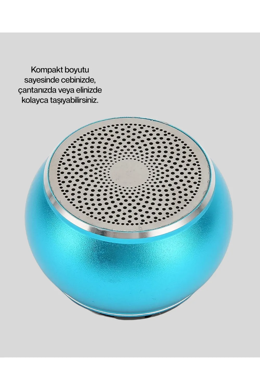 Taşınabilir Mini Bluetooth Hoparlör 9m Menzil Dahili Mikrofon