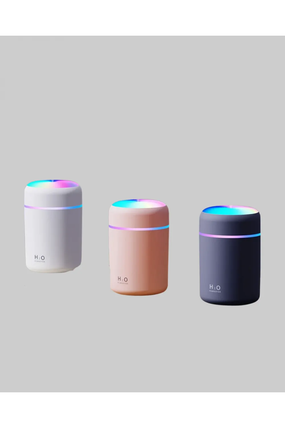 Taşınabilir Usb Mini Nemlendirici – Led Aydınlatmalı, Çift Püskürtme Modu
