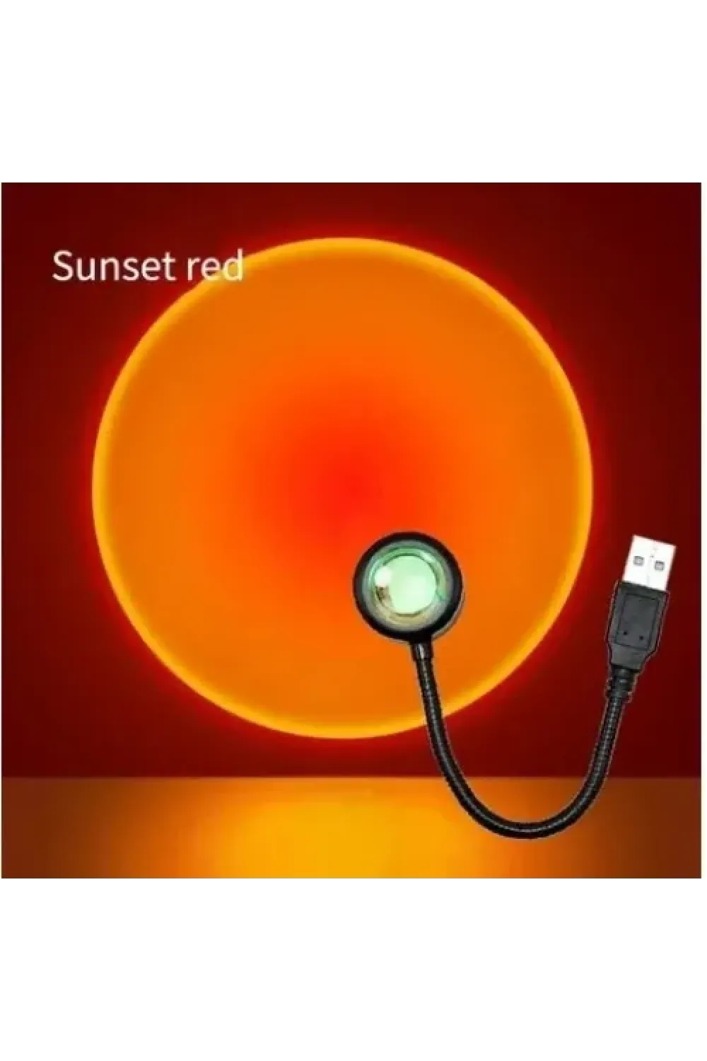 Taşınabilir USB Sunset Gün Batımı Ambiyans Işığı Lamba