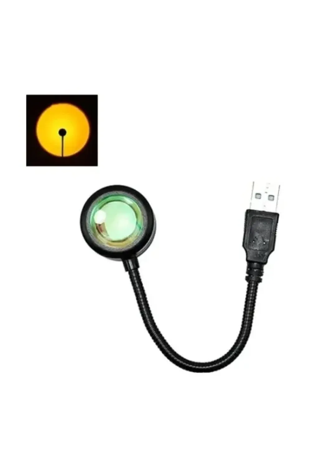 Taşınabilir USB Sunset Gün Batımı Ambiyans Işığı Lamba