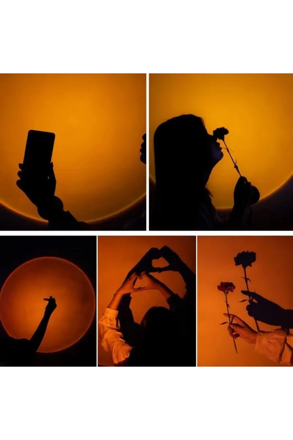 Taşınabilir Usb Sunset Lamba: Ev Ve Araba İçin Ambiyans Işığı