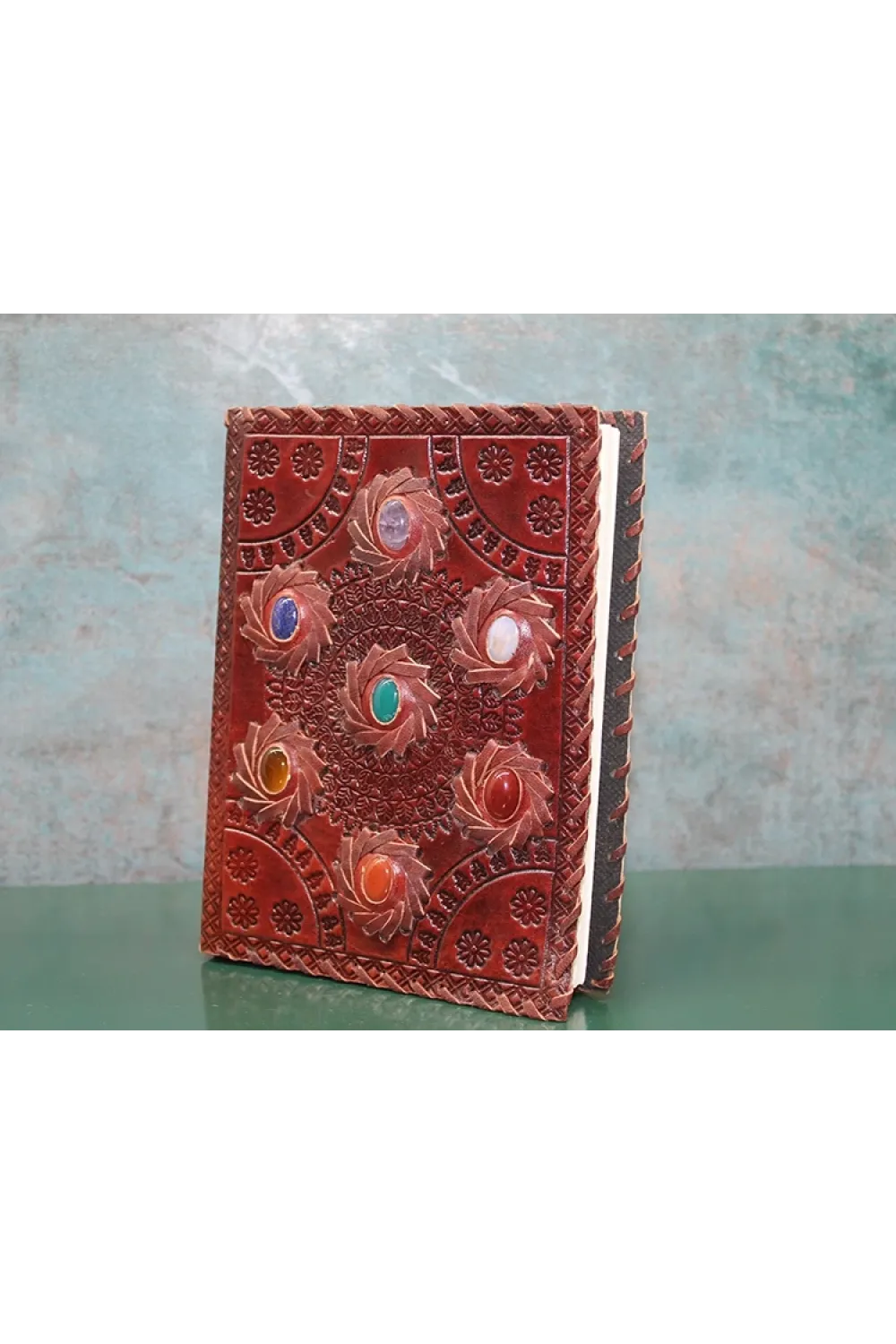 Taşlı Deri Defter Ksk3150