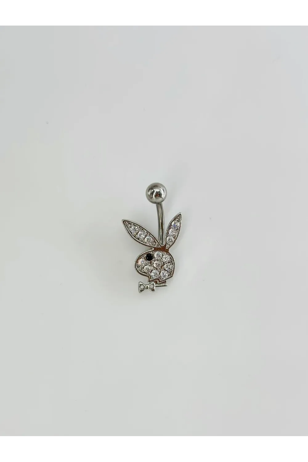 Tavşan Detaylı Göbek Piercing - Pg0114