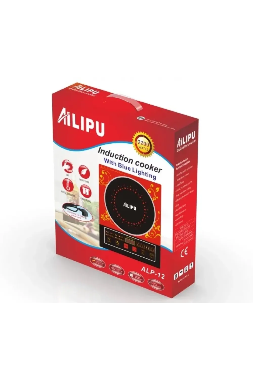 Teba Alipu İndiksiyonlu Ocak (büyük Kart) 2400 Watt