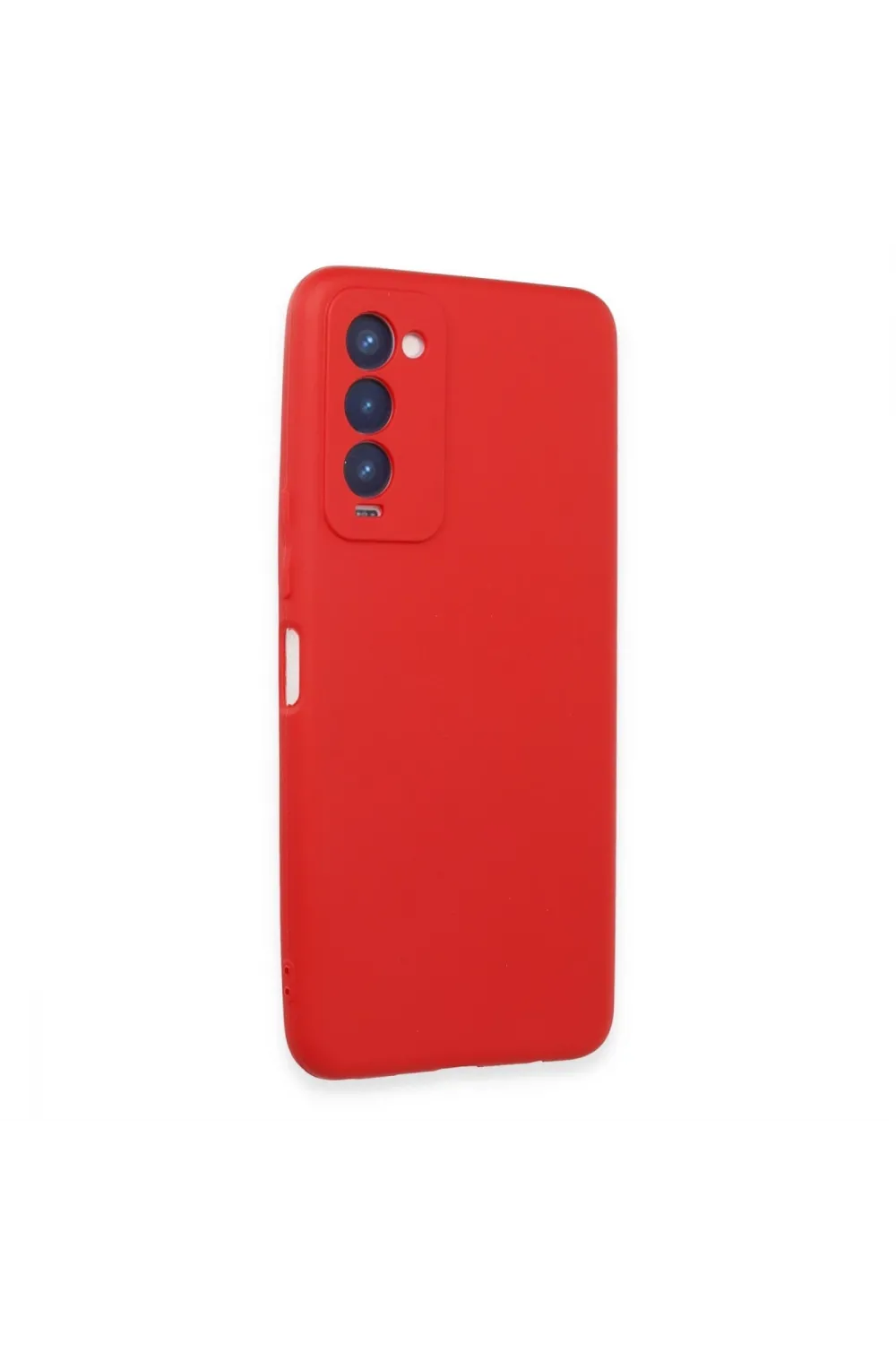 Tecno Camon 18 Kılıf First Silikon - Kırmızı