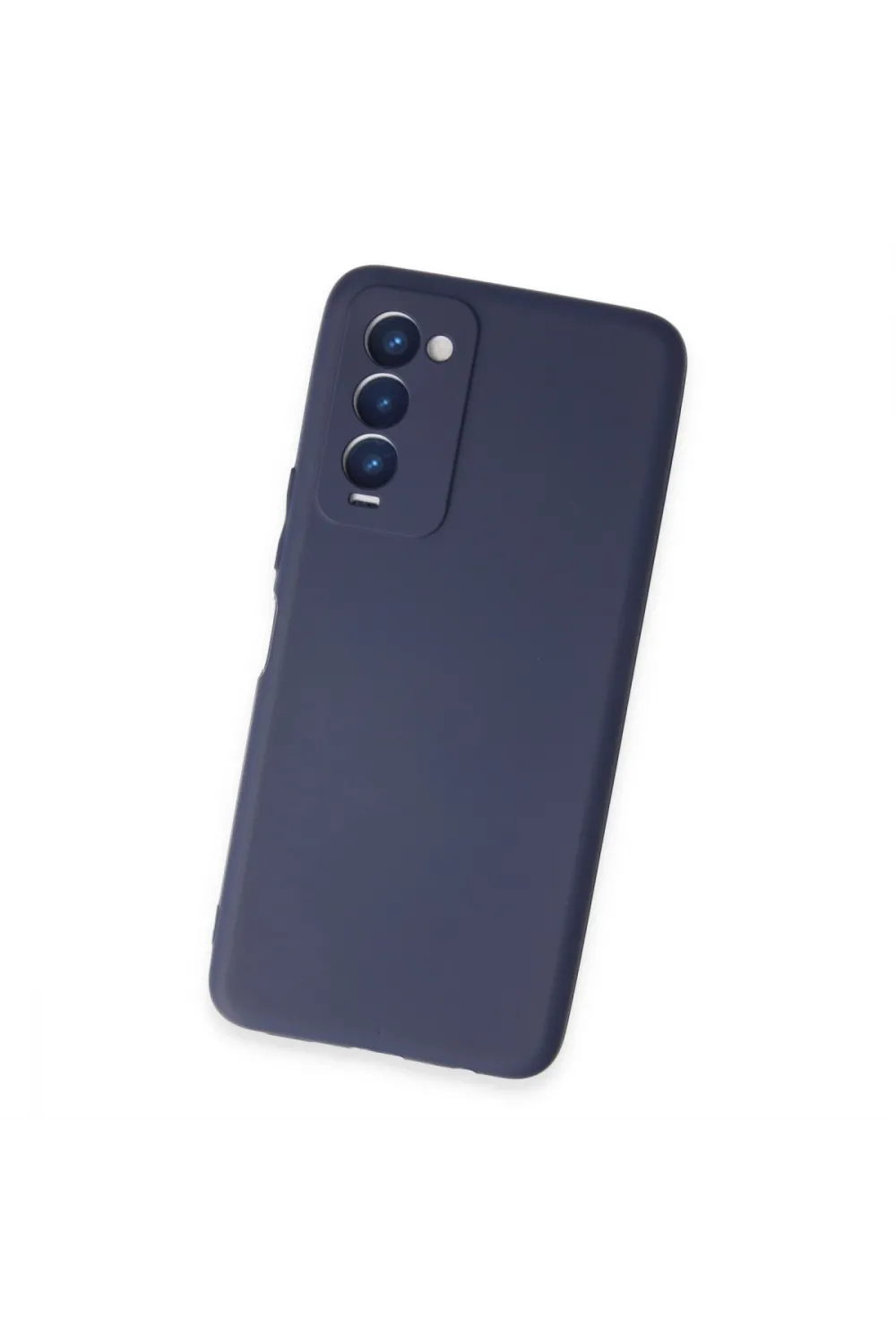 Tecno Camon 18 Kılıf First Silikon - Lacivert
