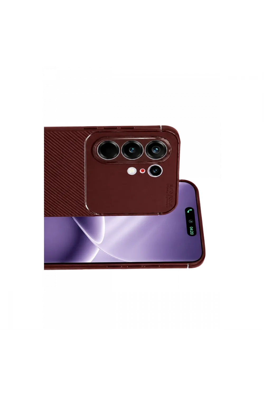 Tecno Camon 50 Pro 5g Auto Focus Karbon Kapak - Bordo