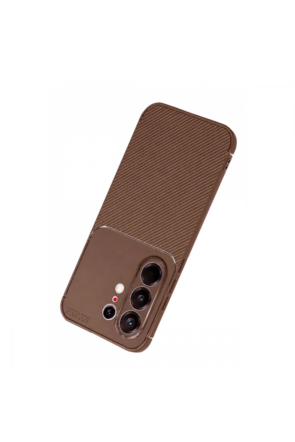 Tecno Camon 50 Pro 5g Auto Focus Karbon Kapak - Kahverengi
