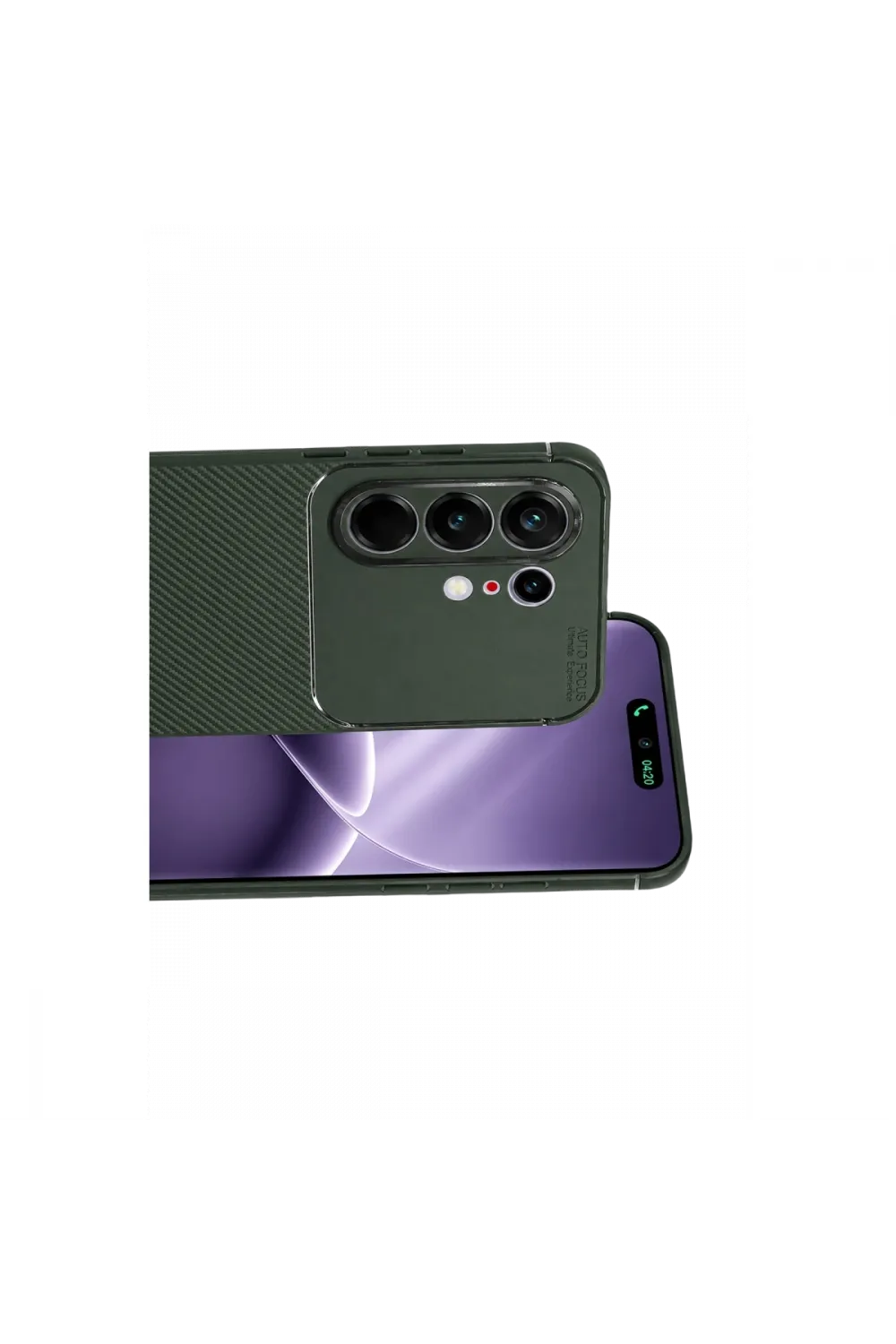 Tecno Camon 50 Pro 5g Auto Focus Karbon Kapak - Koyu Yeşil