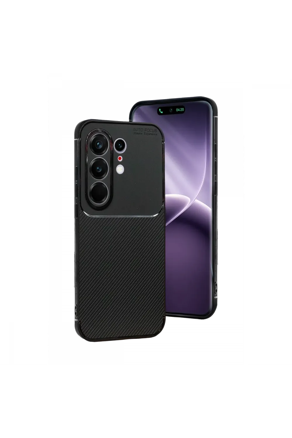 Tecno Camon 50 Pro 5g Auto Focus Karbon Kapak - Siyah