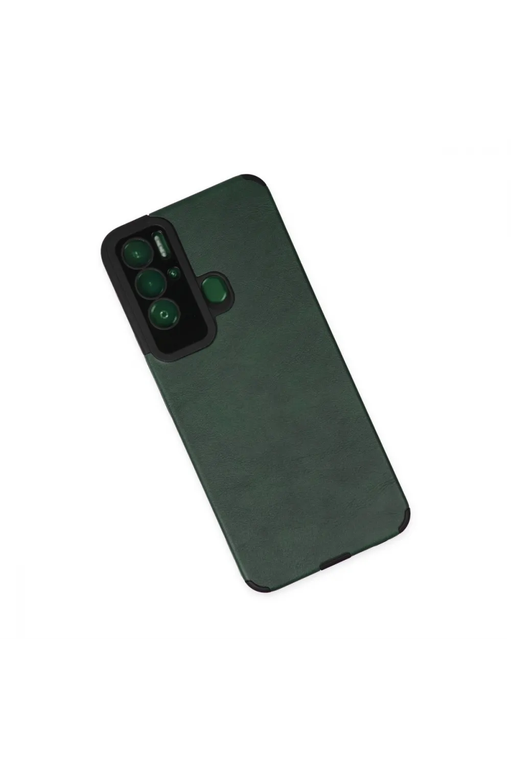 Tecno Pova Neo Kılıf Loop Deri Silikon - Yeşil