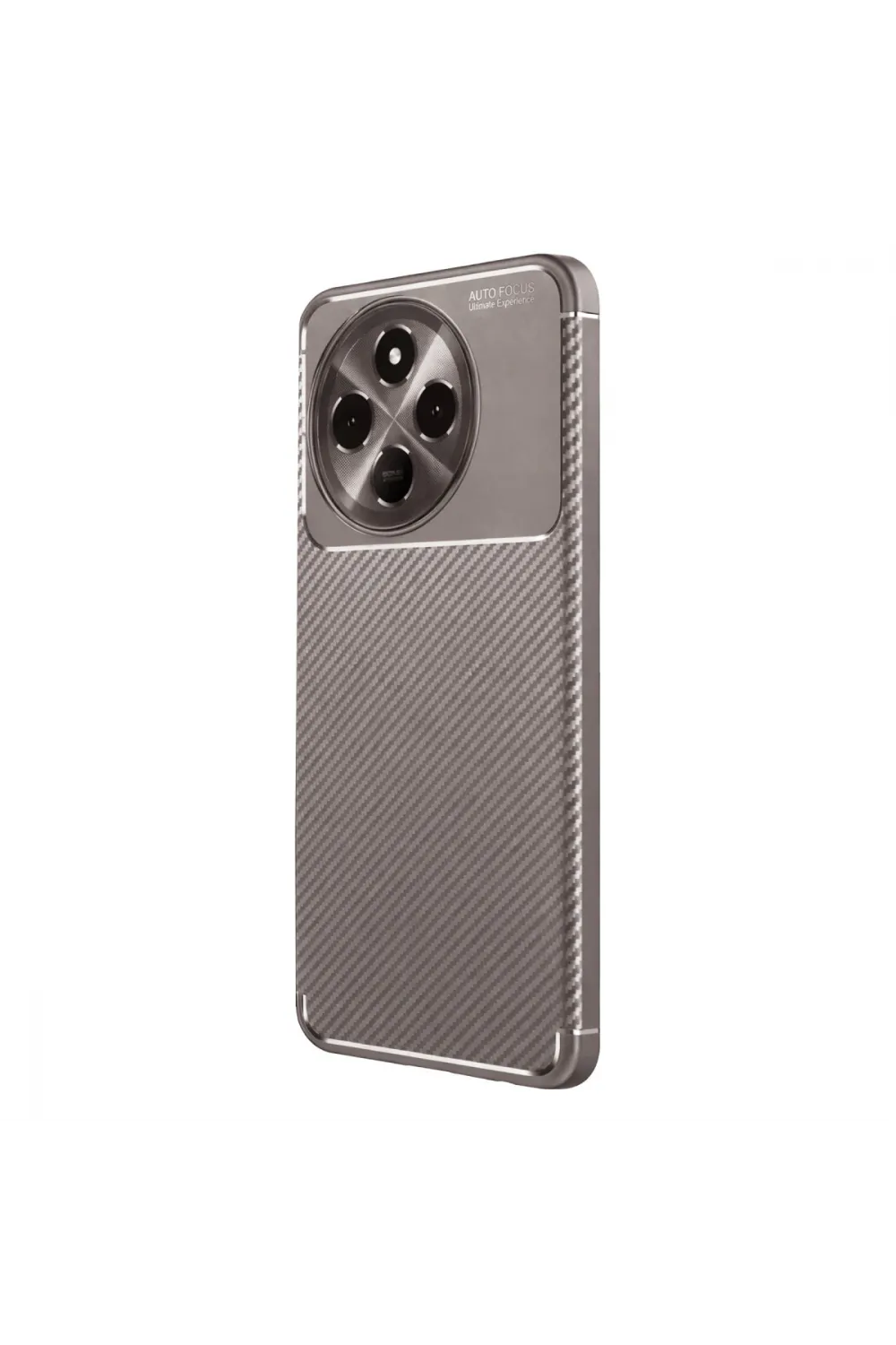 Tecno Spark 30 Pro Kılıf Auto Focus Karbon Kapak - Gri