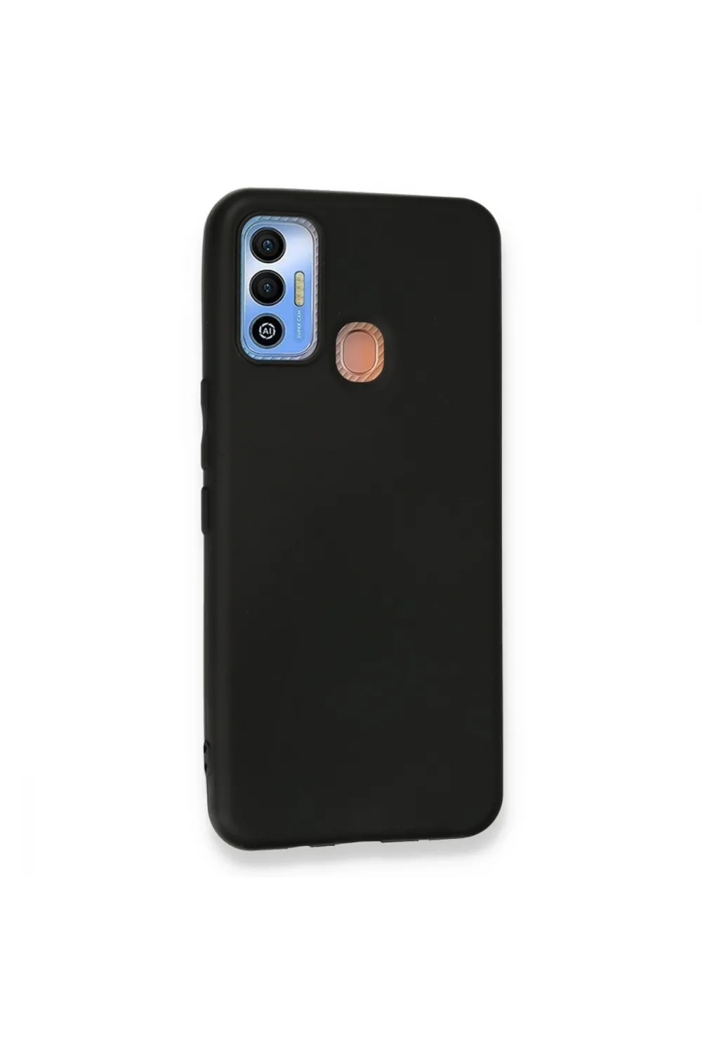Tecno Spark 7t Kılıf First Silikon - Siyah