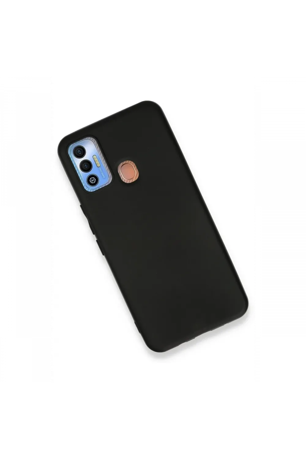 Tecno Spark 7T Kılıf First Silikon - Siyah