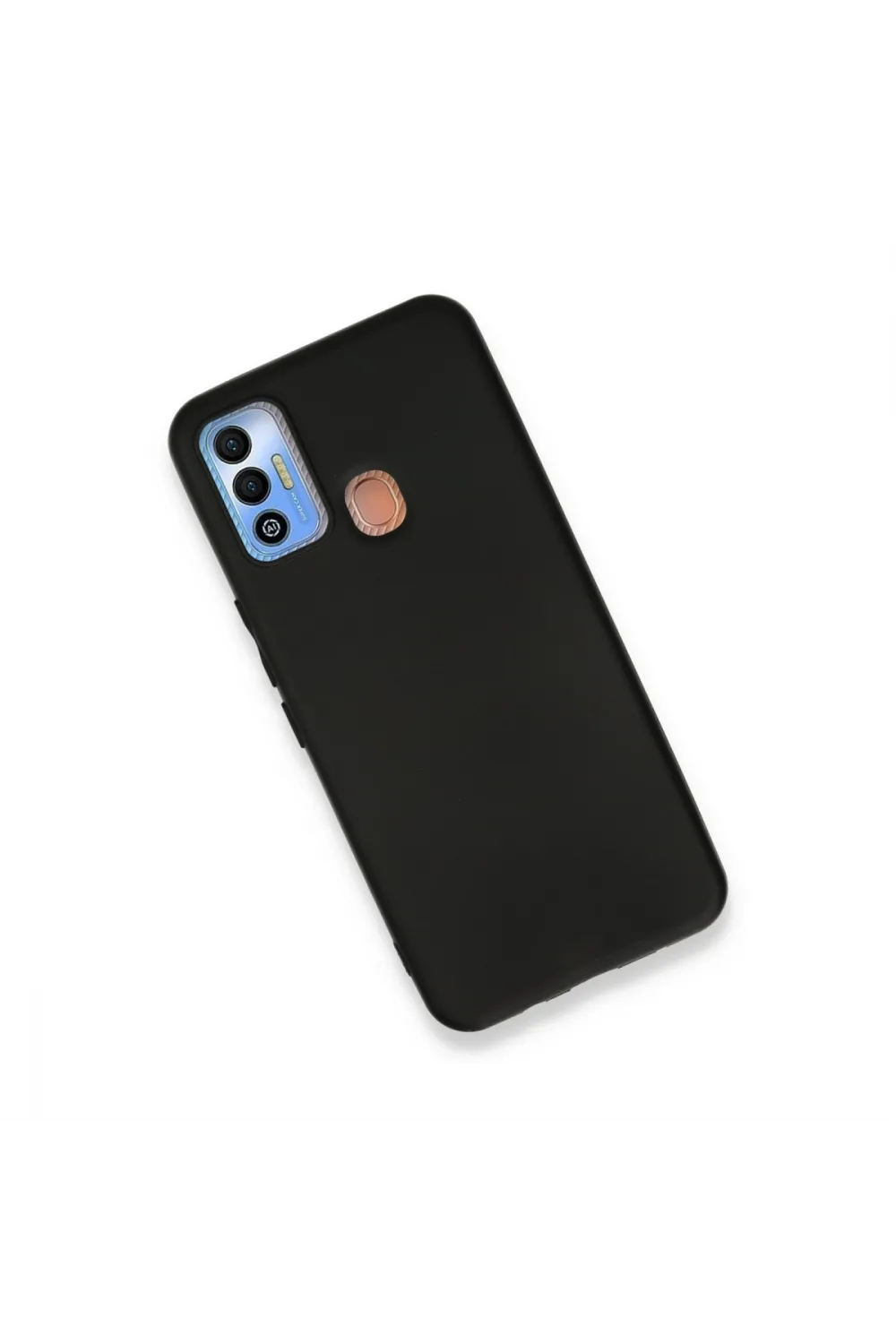 Tecno Spark 7t Kılıf First Silikon - Siyah