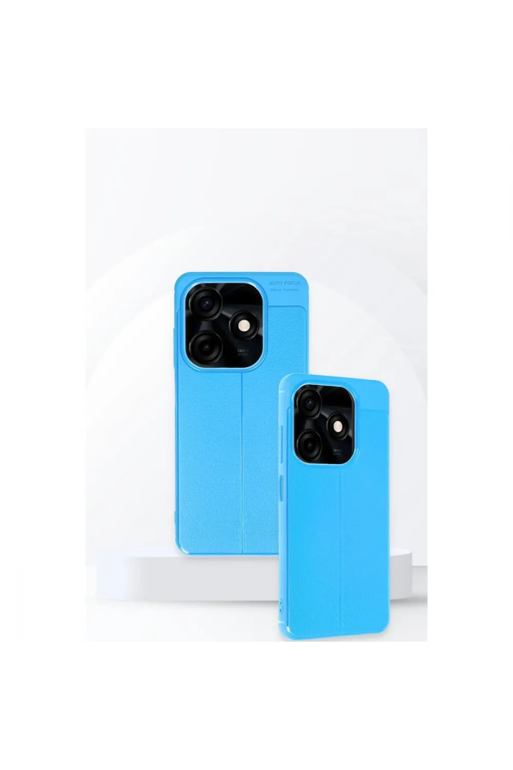Tecno Spark Go 2024 Kılıf Auto Focus Kapak - Mavi
