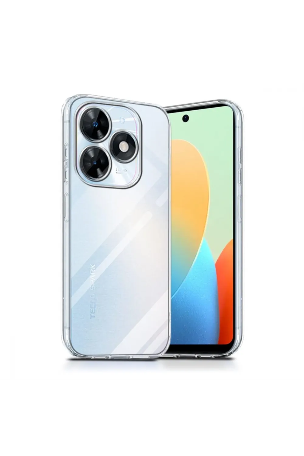 Tecno Spark Go 2024 Kılıf Lüx Şeffaf Silikon
