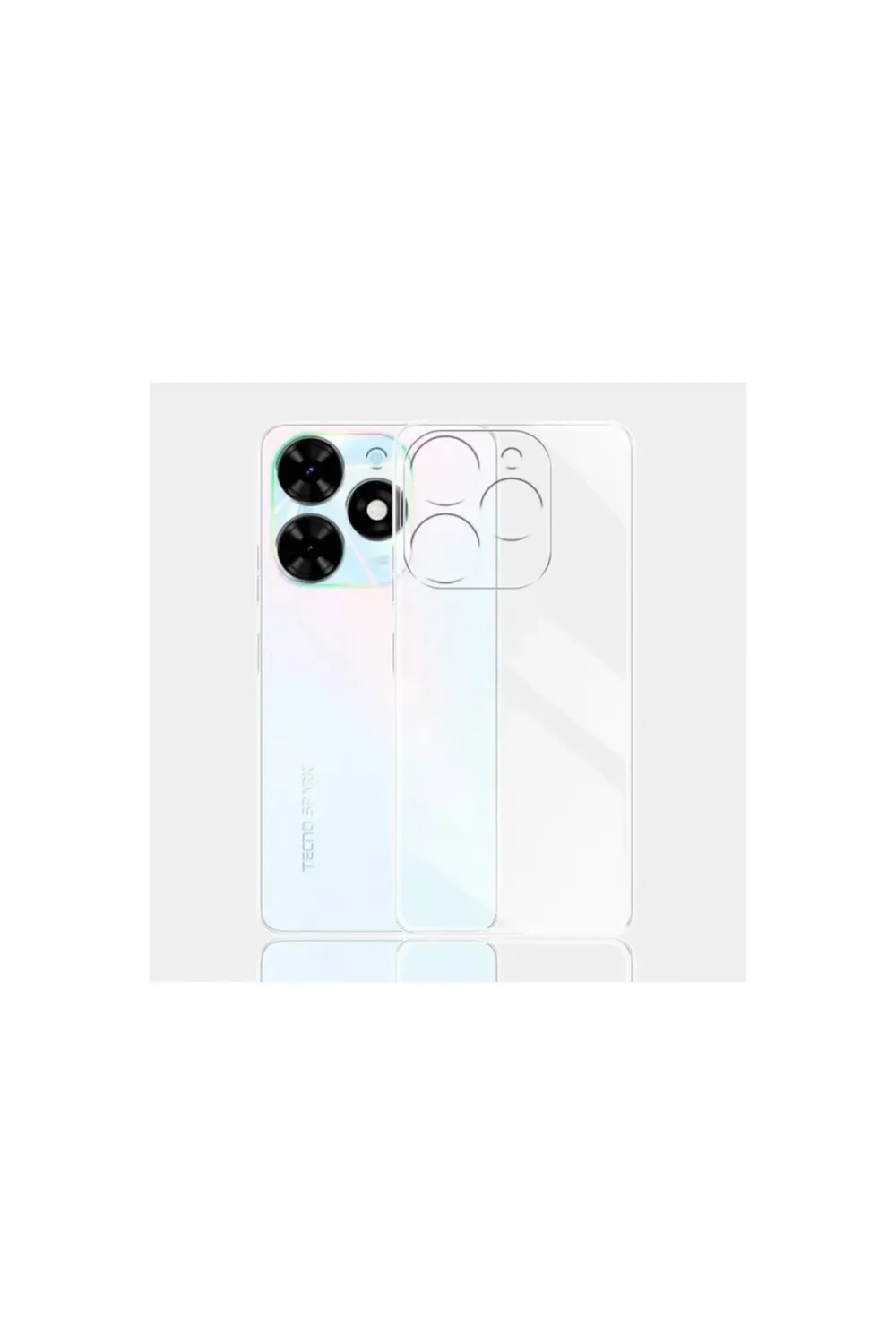 Tecno Spark Go 2024 Kılıf Lüx Şeffaf Silikon