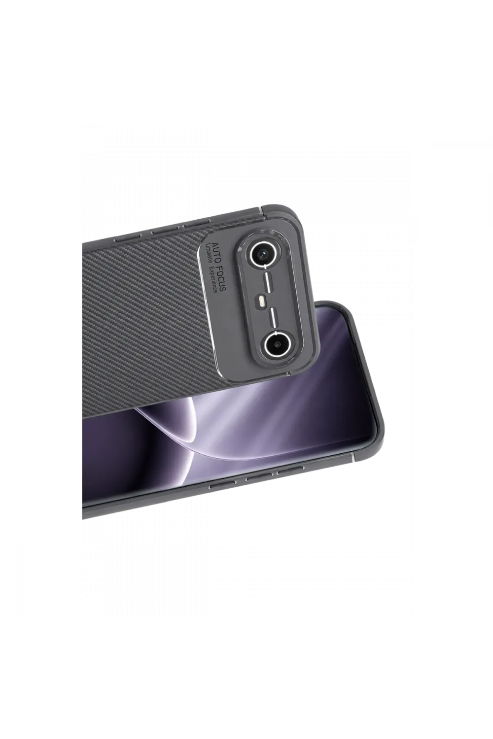 Tecno Spark Slim 5g Auto Focus Karbon Kapak - Gri