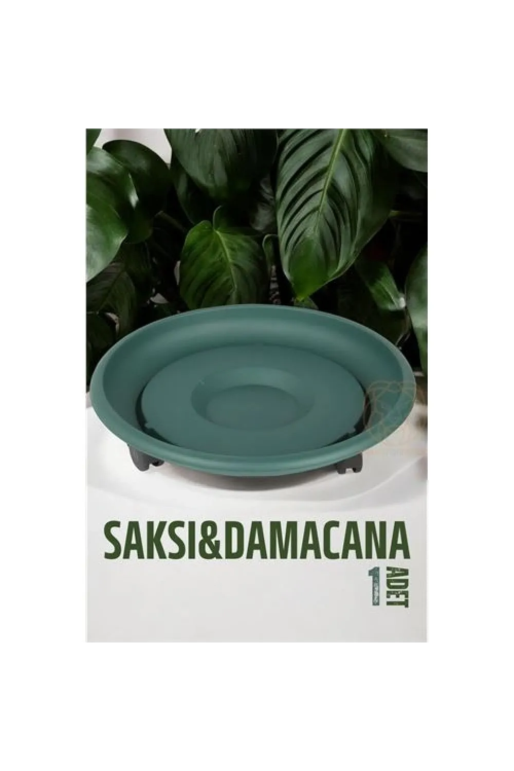 Tekerlekli Saksı Altığı 37 CM YEŞİL 721052