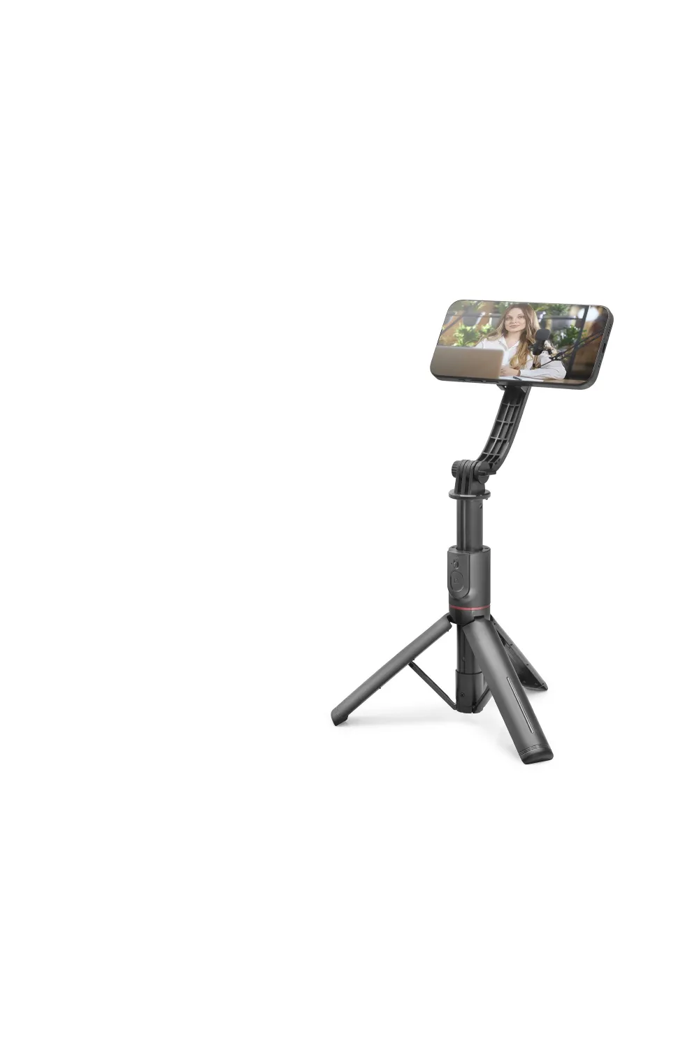 Telefon Tripodu Ve Selfie Çubuğu Seti Manyetik Bluetooth Kumandalı 105 Cm - Siyah ND1048