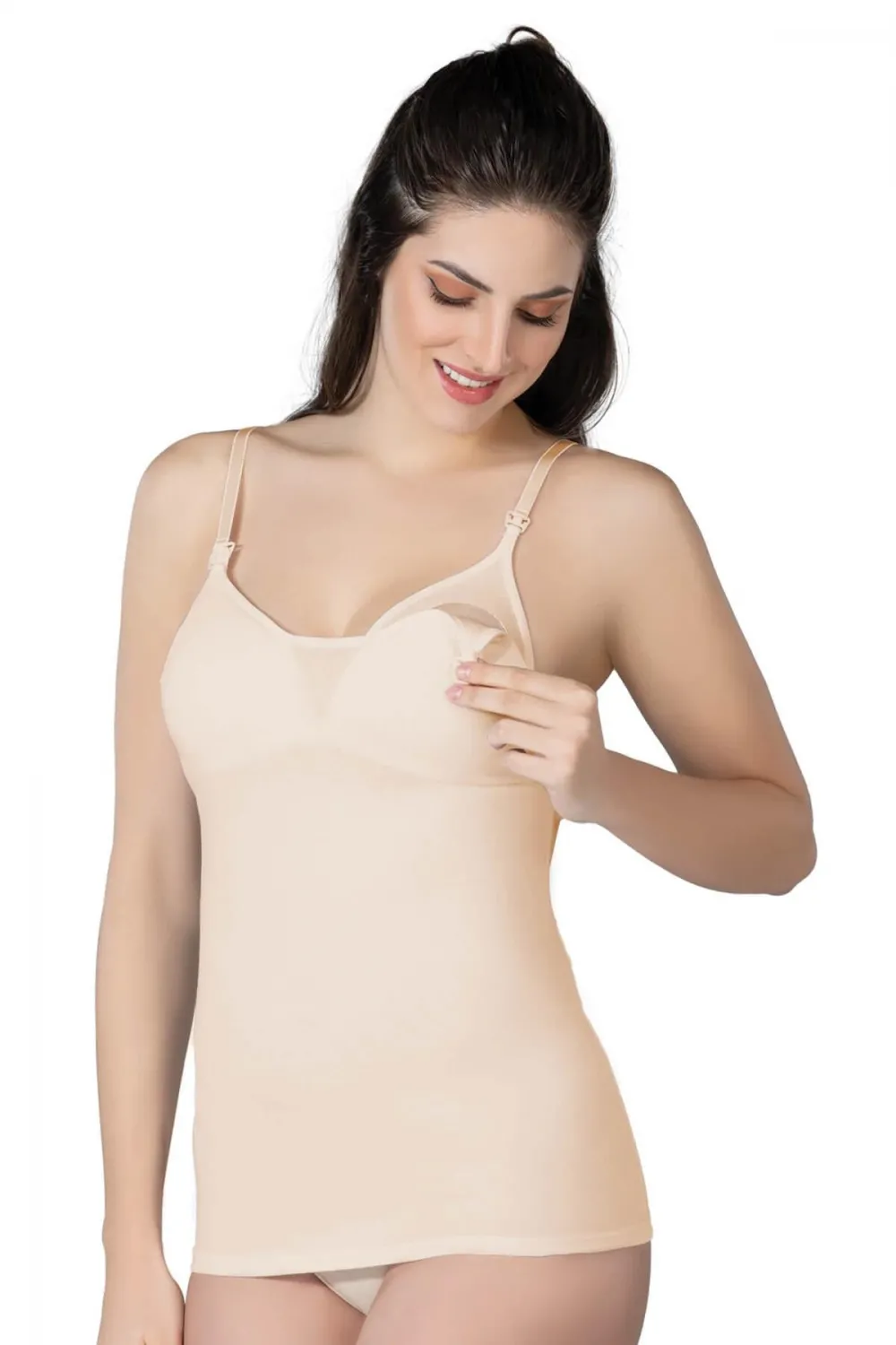 ieg™ TEN MI  1413 Modal Cotton Kaplı Emzirme Atlet