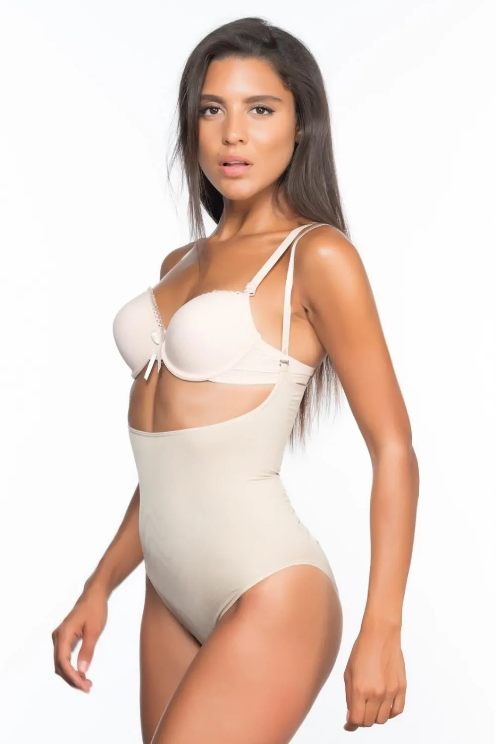 ieg™ TEN MI  2073 Göğüsü Açık Desenli Body Korse
