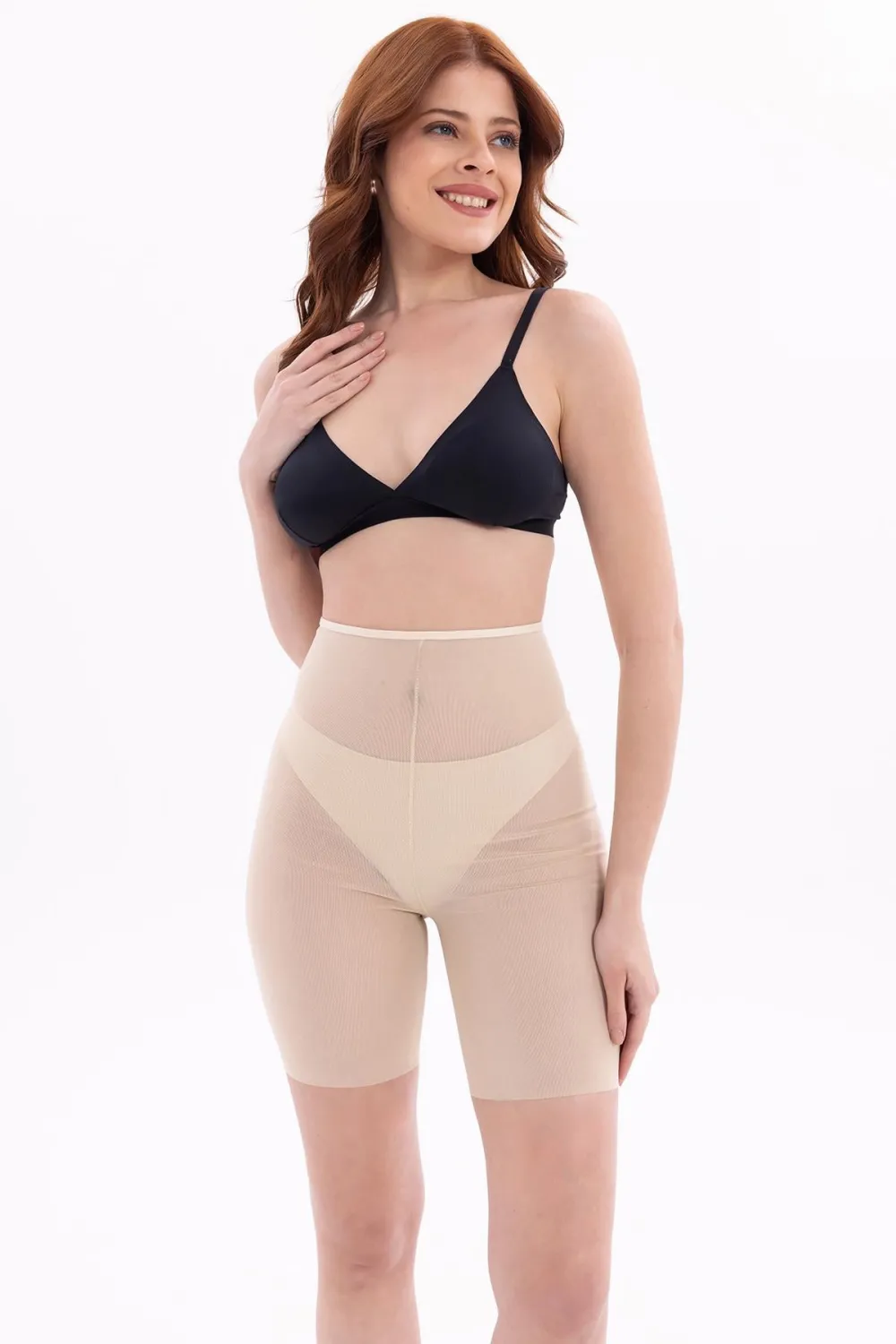ieg™ TEN MI  2705 Lazer Tül Boxer Hayalet Korse