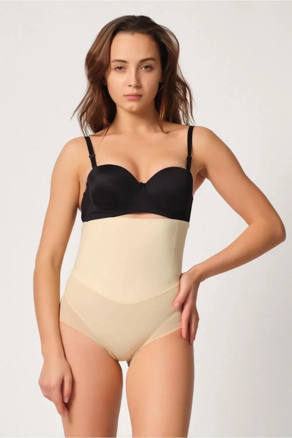 ieg™ TEN MI  2945 Tül Karyokalı Slip Lazer Korse
