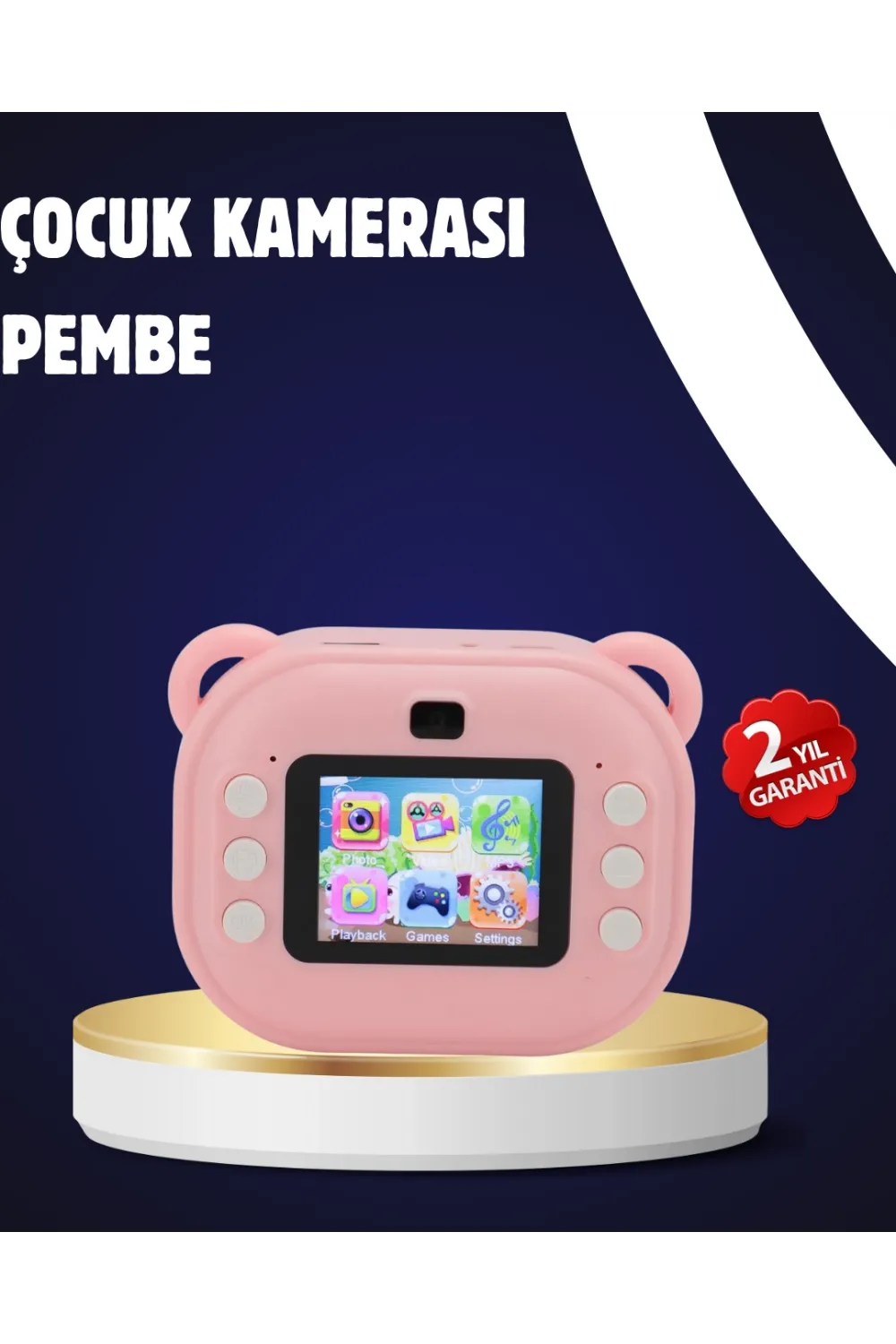 Termal Baskılı Şipşak Kamera – 1080p Hd, 24mp, Çift Lensli Ve Müzik Oynatıcılı