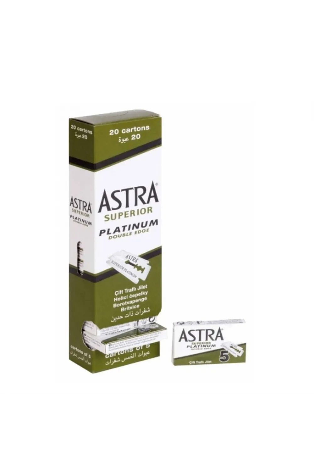 Tıraş Bıçağı Yeşil Jilet 20li Paket Ast