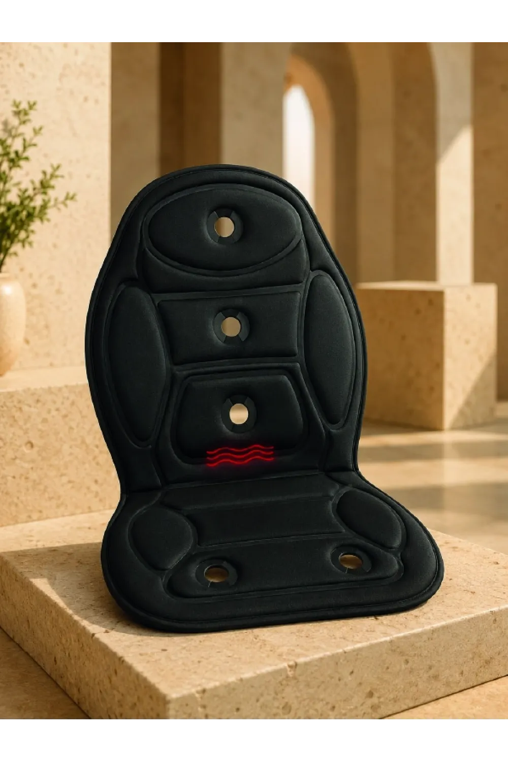 Titreşimli Isıtmalı Koltuk Tipi Masaj Minderi Ergonomik Tasarım
