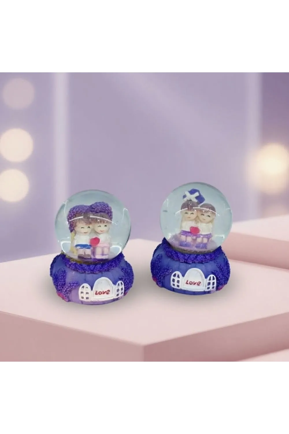 Toptan Işıklı Mini Boy Kar Küresi