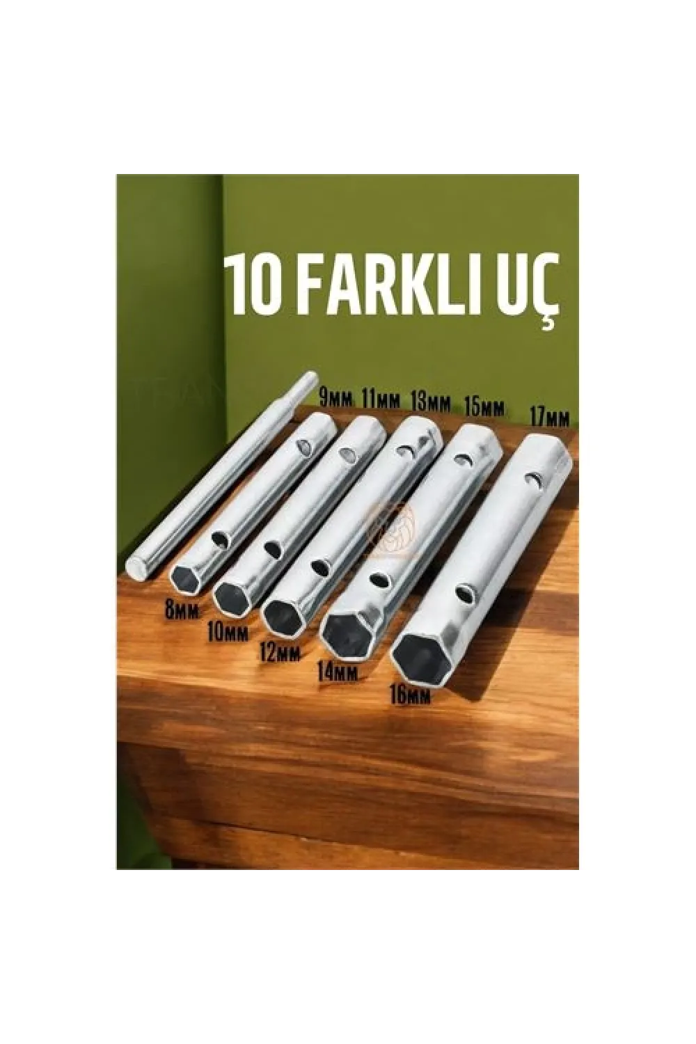 Tork Lokma Seti Boru Kovan Tip Anahtar Seti Buji Anahtarı 423236