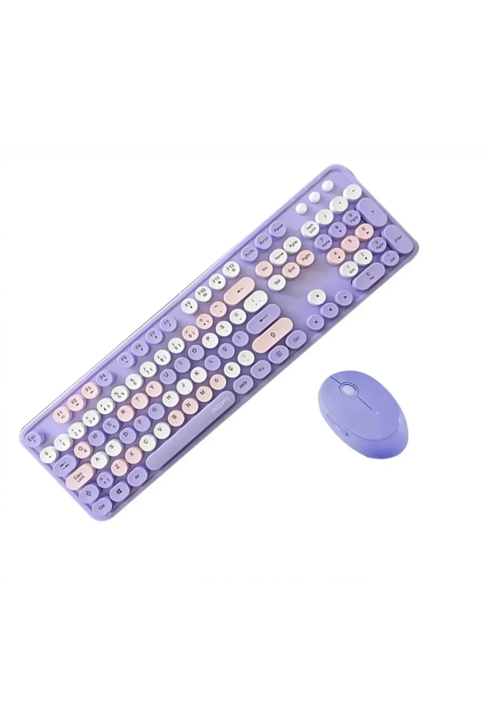 Tr Mofii Sweet Mor Klavye Mouse Set