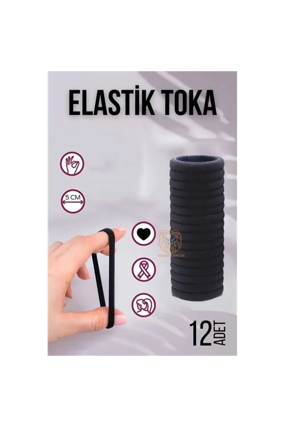 TransForMacion Elastik Toka 12 ADET SİYAH 719701