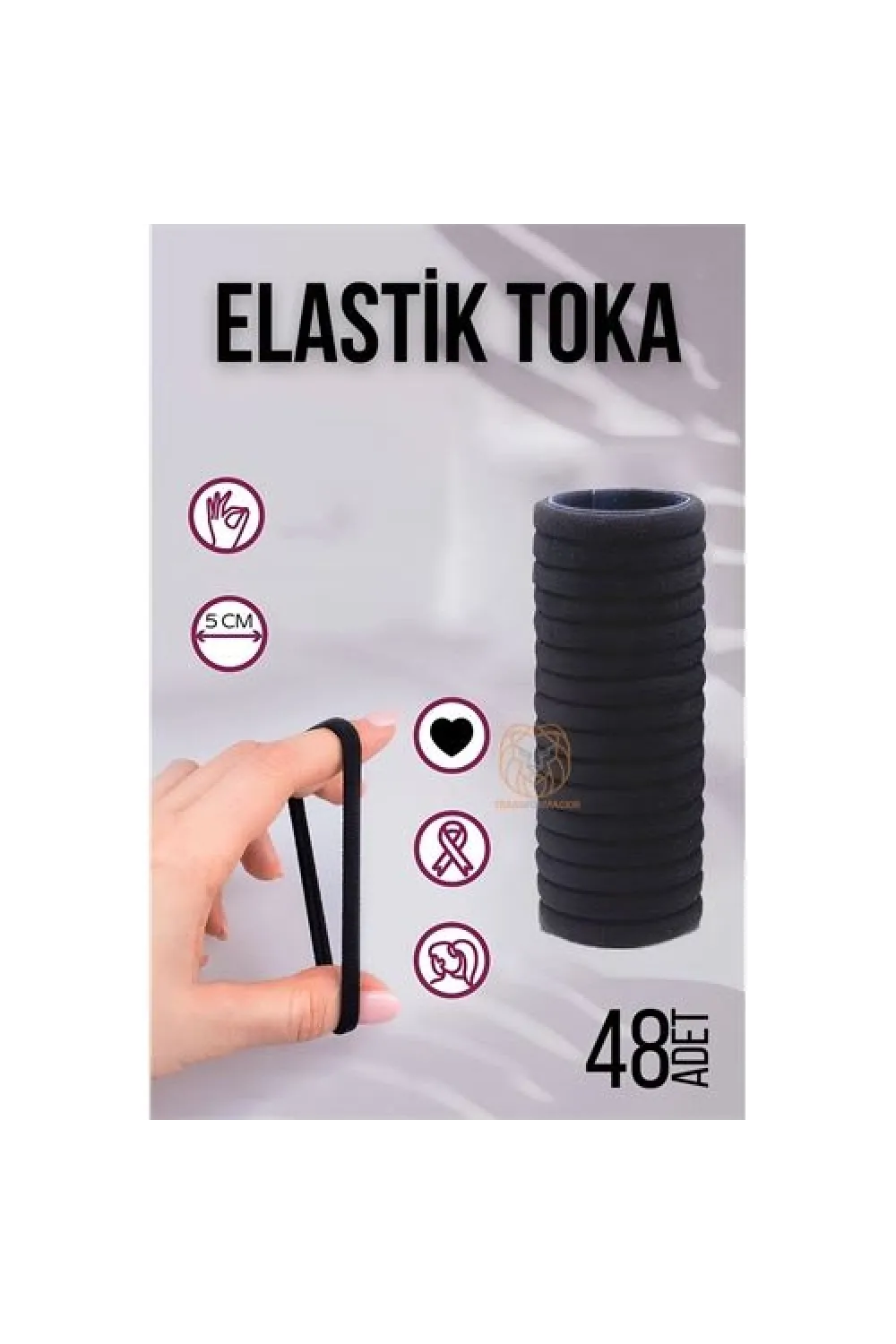 TransForMacion Elastik Toka 48 ADET SİYAH 719701