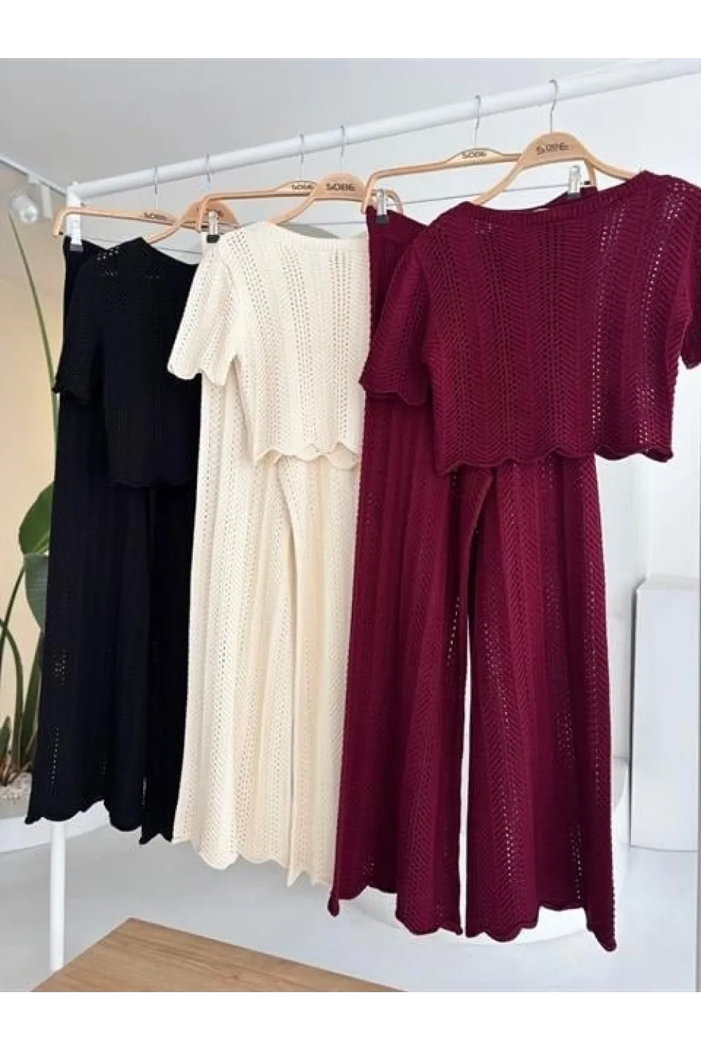 Triko Bluz Pantolon İkili Takım 10084-025