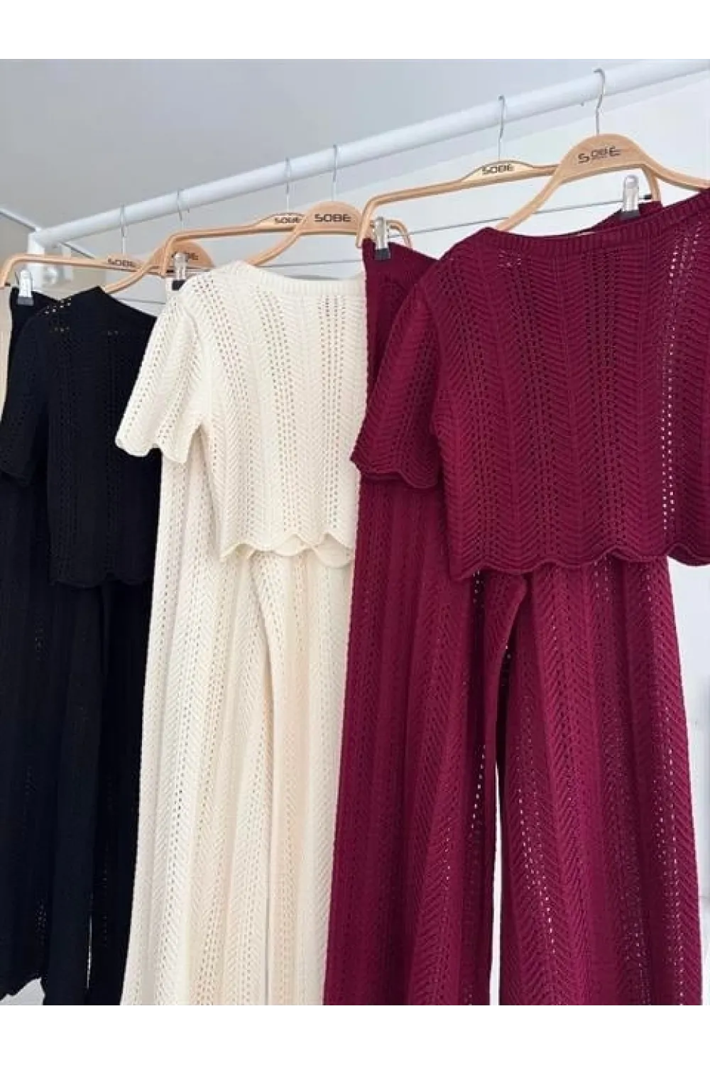 Triko Bluz Pantolon İkili Takım 10084-025